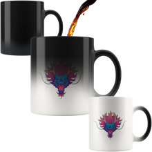 Load image into Gallery viewer, Bold Dragon Head Magic Color Change 11oz Ceramic Mug, Shipping Included
