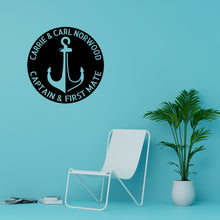 Load image into Gallery viewer, MODERN ANCHOR Plaque - Steel Sign, Multiple Sizes and Colors Available

