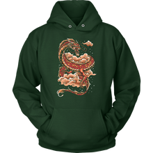 Load image into Gallery viewer, Tattoo Inspired Dragon Unisex Hoodie, Multi Colors, Extended Sizes Available, Shipping Included
