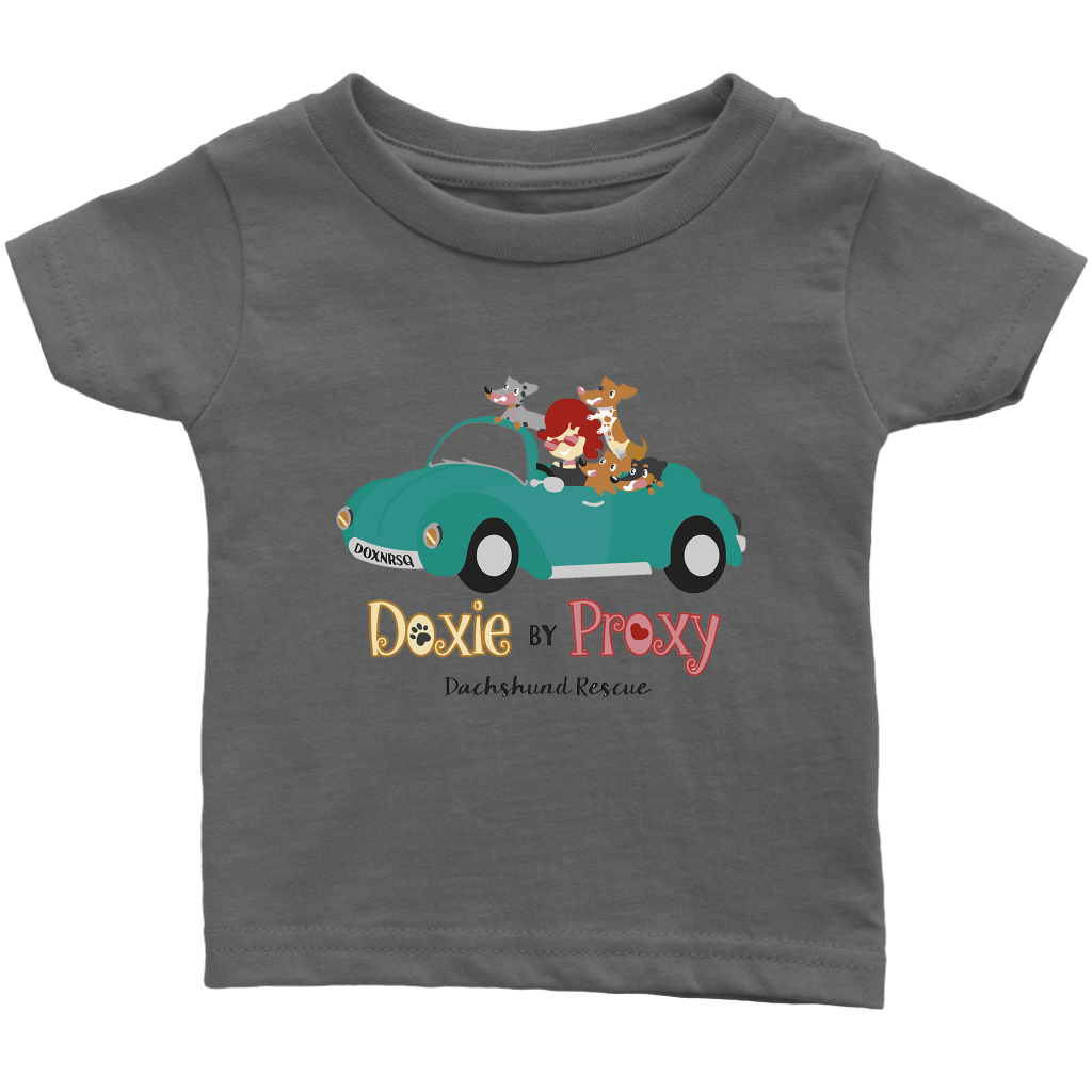 Doxie By Proxy Logo Infant T-Shirt, Multi Colors, Mult-Sizes, Free Shipping