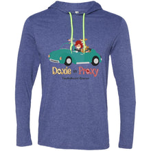 Load image into Gallery viewer, Doxie By Proxy Logo Men&#39;s LS T-Shirt Hoodie, Multi Colors, Extended Sizes, Shipping Included
