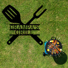 Load image into Gallery viewer, GRILLING UTENSILS - Steel Sign, Multiple Sizes and Colors Available
