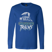 Load image into Gallery viewer, I Still Play With Trains - Unisex Long Sleeve T-Shirt, Multi Colors, Extended Sizes, Shipping Included
