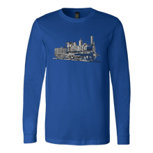 Load image into Gallery viewer, Vintage Locomotive Unisex Long Sleeve T-Shirt Extended Sizes Available Shipping Included
