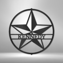Load image into Gallery viewer, STAR Monogram - Steel Sign, Multiple Sizes and Colors Available
