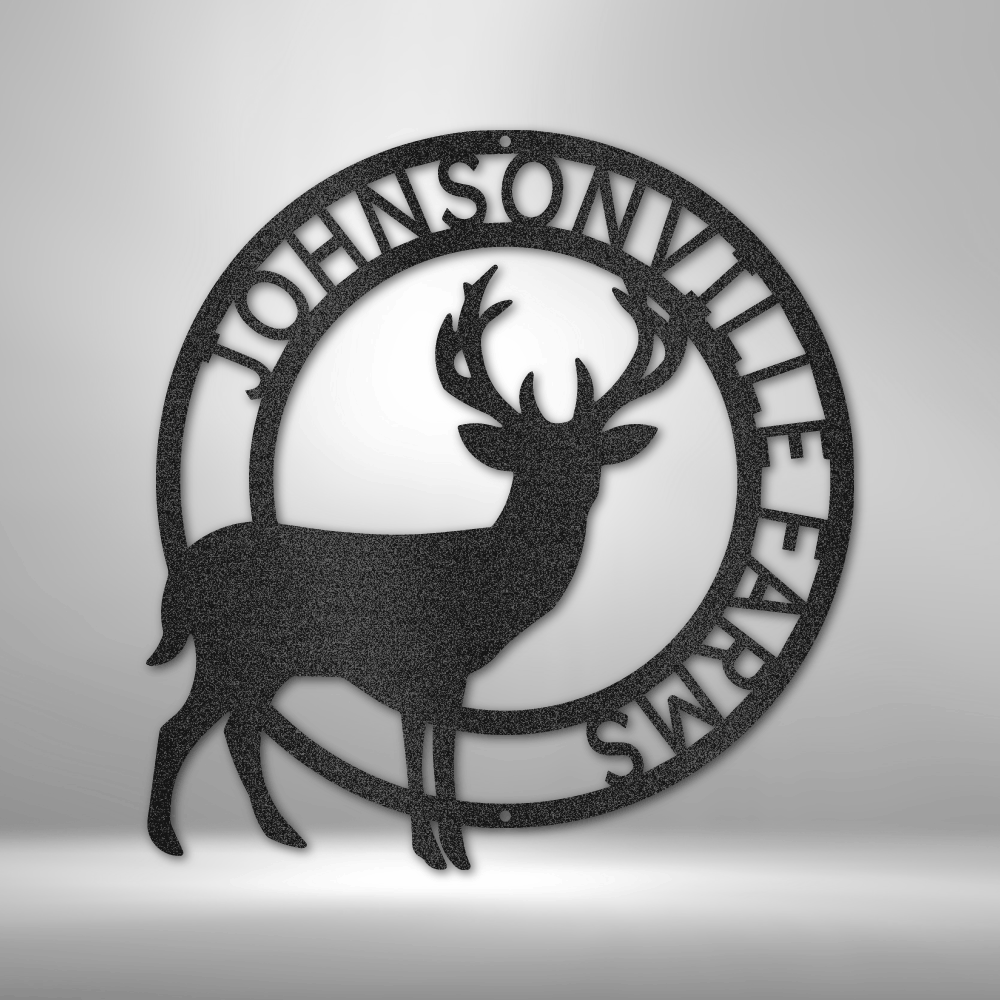 STAG Monogram - Steel Sign, Multiple Colors and Sizes Available