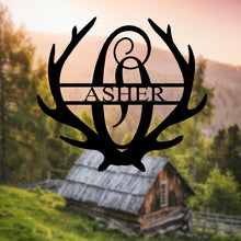 Load image into Gallery viewer, ANTLER Monogram - Steel Sign, Multiple Sizes and Powder Coat Colors

