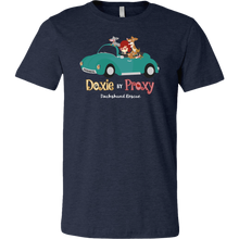 Load image into Gallery viewer, Doxie By Proxy Logo Unisex/Men&#39;s T-Shirt, Extended Sizes, Multi Colors, Shipping Included
