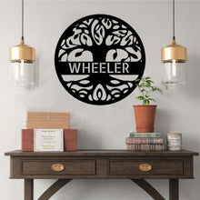 Load image into Gallery viewer, TREE OF LIFE - Steel Sign, Multiple Sizes and Colors, Custom Laser Cut Personalized
