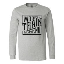 Load image into Gallery viewer, Model Train Legend - Unisex Long Sleeve T-Shirt, Multi Colors, Extended Sizes, Shipping Included
