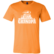 Load image into Gallery viewer, Grandpa Train Lover Mens T-Shirt, Multiple Colors, Extended Sizes, Shipping Included
