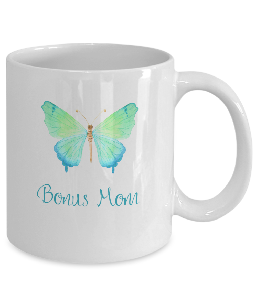 Bonus Mom Butterfly Mug 11oz/15oz Shipping Included