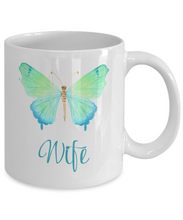 Load image into Gallery viewer, WIFE Butterfly Mug 11oz/15oz Shipping Included

