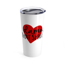 Load image into Gallery viewer, Tumbler DAMN, THAT SMILE Insulated 20 oz Multi Colors Love Coffee Lover  Travel  Unisex
