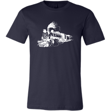 Load image into Gallery viewer, Distressed Steam Train Mens T-Shirt, Multiple Colors, Extended Sizes, Shipping Included
