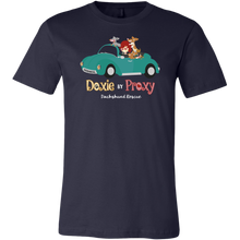 Load image into Gallery viewer, Doxie By Proxy Logo Unisex/Men&#39;s T-Shirt, Extended Sizes, Multi Colors, Shipping Included
