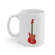 Load image into Gallery viewer, Red Electric Guitar X3 Mug 11oz/15oz Musician Gift Unisex Shipping Included
