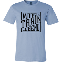 Load image into Gallery viewer, Model Train Legend - Unisex/Men&#39;s T-Shirt, Multiple Colors, Extended Sizes, Shipping Included
