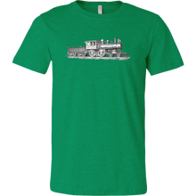 Load image into Gallery viewer, Vintage Locomotive Mens T-Shirt, Multiple Colors, Extended Sizes, Shipping Included
