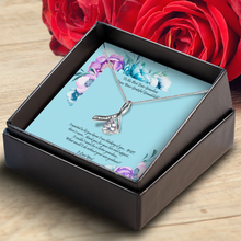 Load image into Gallery viewer, Grandma From Grandchild - Thank You For Love &amp; Support Enchanted Ribbon Pendant -- Shipping Included
