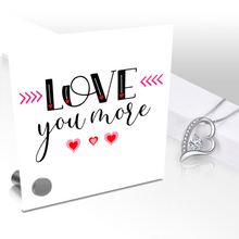 Load image into Gallery viewer, Love You More - Glass Message Display and Choice of Gorgeous Pendant in Multi Styles - Shipping Included
