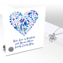 Load image into Gallery viewer, Our Love Is Perfect - Glass Message Display and Choice of Gorgeous Pendant in Multi Styles - Shipping Included
