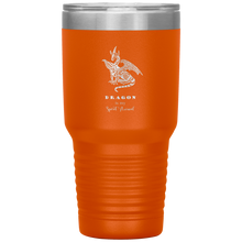Load image into Gallery viewer, Dragon is My Spirit Animal, 30oz Insulated Travel Tumbler, Laser Etched, Multi Colors, Shipping Included
