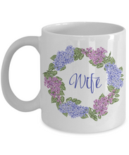 Load image into Gallery viewer, WIFE Lilacs Family Mug 11oz/15oz Mug Shipping Included

