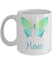 Load image into Gallery viewer, Mom Butterfly Mug 11oz/15oz Shipping Included
