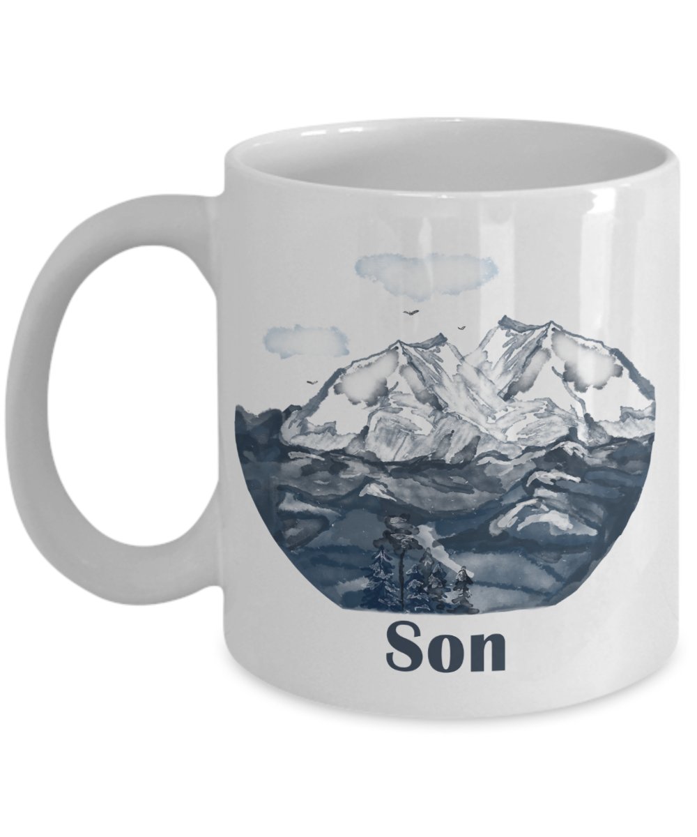 SON Mountain Sketch Family Mug