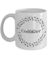 Load image into Gallery viewer, Godfather Music Wreath Mug 11oz Ceramic, Shipping Included
