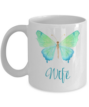 Load image into Gallery viewer, WIFE Butterfly Mug 11oz/15oz Shipping Included
