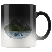 Load image into Gallery viewer, Mountain Lake Color Change UNCLE 11oz Mug   Shipping Included
