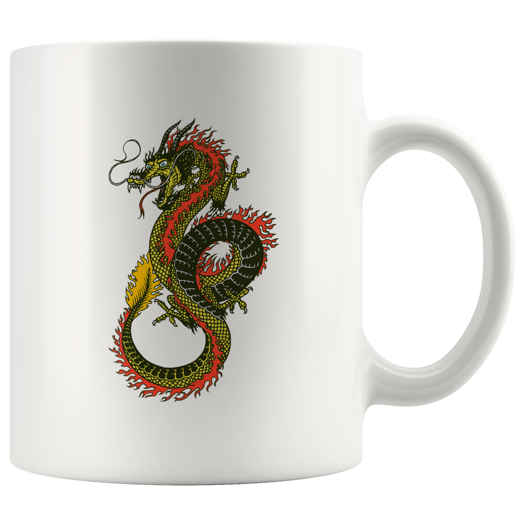 Chinese Art Dragon, 11oz & 15oz Mug Options, Free Shipping