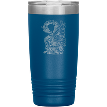 Load image into Gallery viewer, Tattoo Inspired Dragon, 20 oz Insulated Travel Tumbler, Multi Colors, Shipping Included
