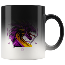 Load image into Gallery viewer, Purple Dragon, Color Change 11oz Ceramic Mug, Shipping Included
