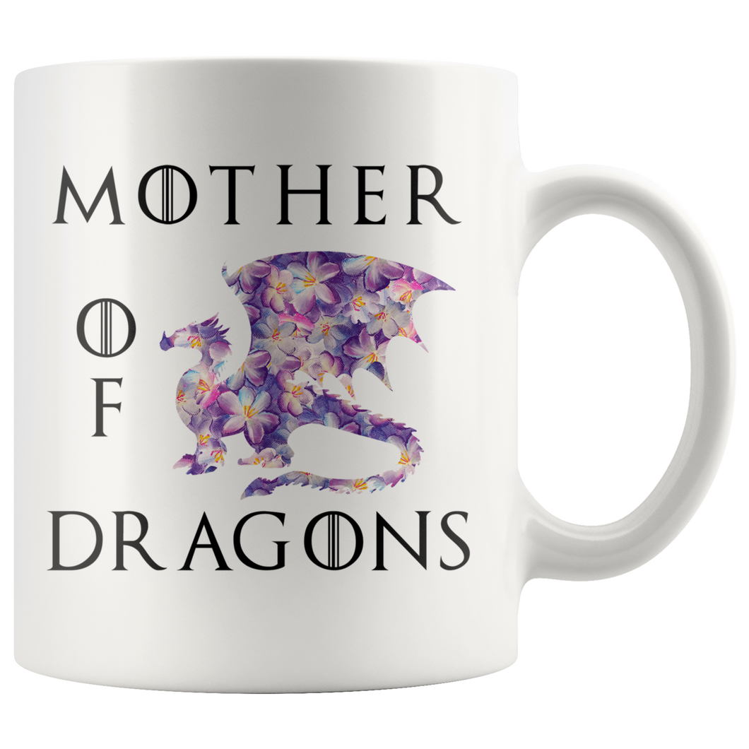 Mother of Dragons, Violets, 11oz & 15oz Mug Options, Free Shipping