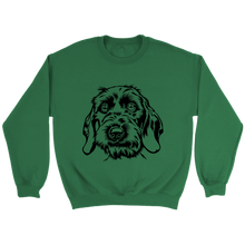 Load image into Gallery viewer, Wirehair Dachshund Unisex Sweatshirt Multi Color Extended Sizes Free Shipping
