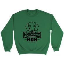 Load image into Gallery viewer, Dachshund Mom Unisex Sweatshirt Multi Color Extended Sizes Free Shipping
