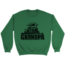 Load image into Gallery viewer, Grandpa Locomotive Unisex Sweat Shirt Multi Colors Extended Sizes Shipping Included
