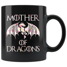 Load image into Gallery viewer, Mother of Dragons, Full Floral Graphic, 11oz &amp; 15oz Mug Options, Free Shipping

