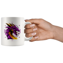 Load image into Gallery viewer, Bold Purple Dragon, 11oz &amp; 15oz Mug Options, Free Shipping
