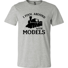 Load image into Gallery viewer, I Fool Around With Models Mens T-Shirt, Multiple Colors, Extended Sizes, Shipping Included
