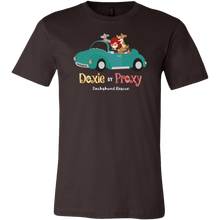 Load image into Gallery viewer, Doxie By Proxy Logo Unisex/Men&#39;s T-Shirt, Extended Sizes, Multi Colors, Shipping Included
