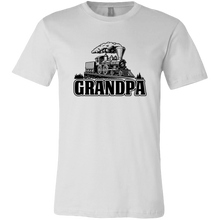 Load image into Gallery viewer, Grandpa Train Lovers Mens T-Shirt, Multiple Colors, Extended Sizes, Shipping Included
