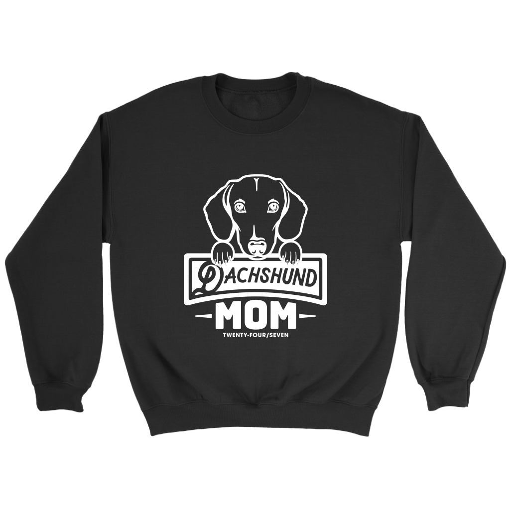 Dachshund Mom Unisex Sweatshirt Multi Color Extended Sizes Free Shipping