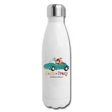 Load image into Gallery viewer, Doxie By Proxy Logo Insulated Stainless Steel Water Bottle 17oz, Shipping Included - white
