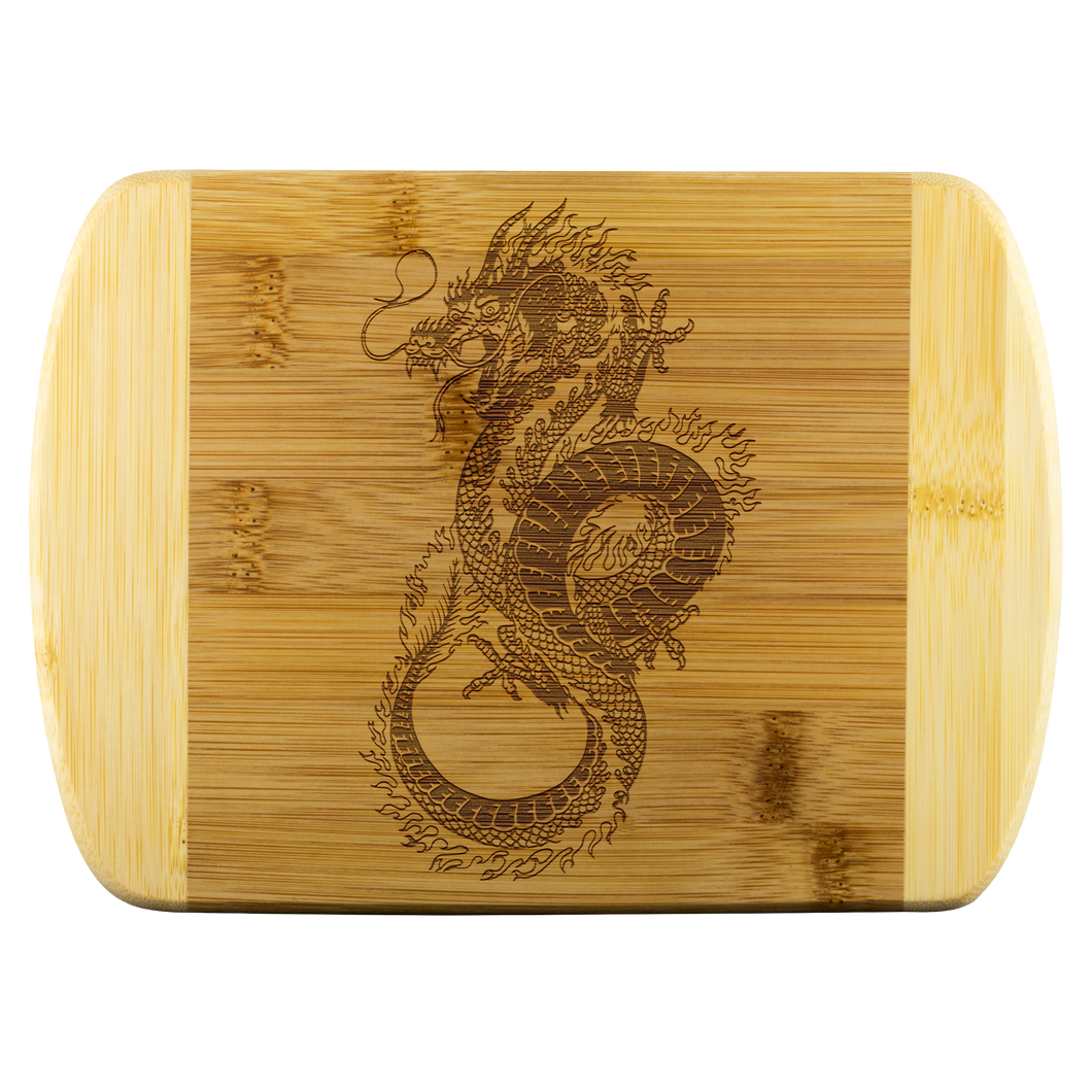 Chinese Art Dragon Bamboo Cutting Board, Two Sizes, Shipping Included