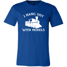 Load image into Gallery viewer, I Hang Out With Models (White) Mens T-Shirt, Multiple Colors, Extended Sizes, Shipping Included
