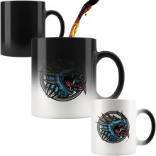 Load image into Gallery viewer, Blue Dragon Logo, Magic Color Change 11oz Ceramic Mug, Shipping Included
